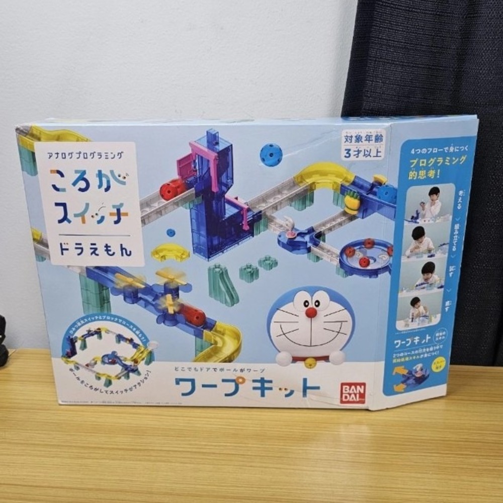 Bandai Rolling Switch Doraemon Warp Kit Childrens Educational Toy Set Building